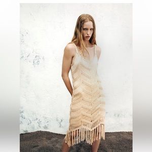Zara crochet dress